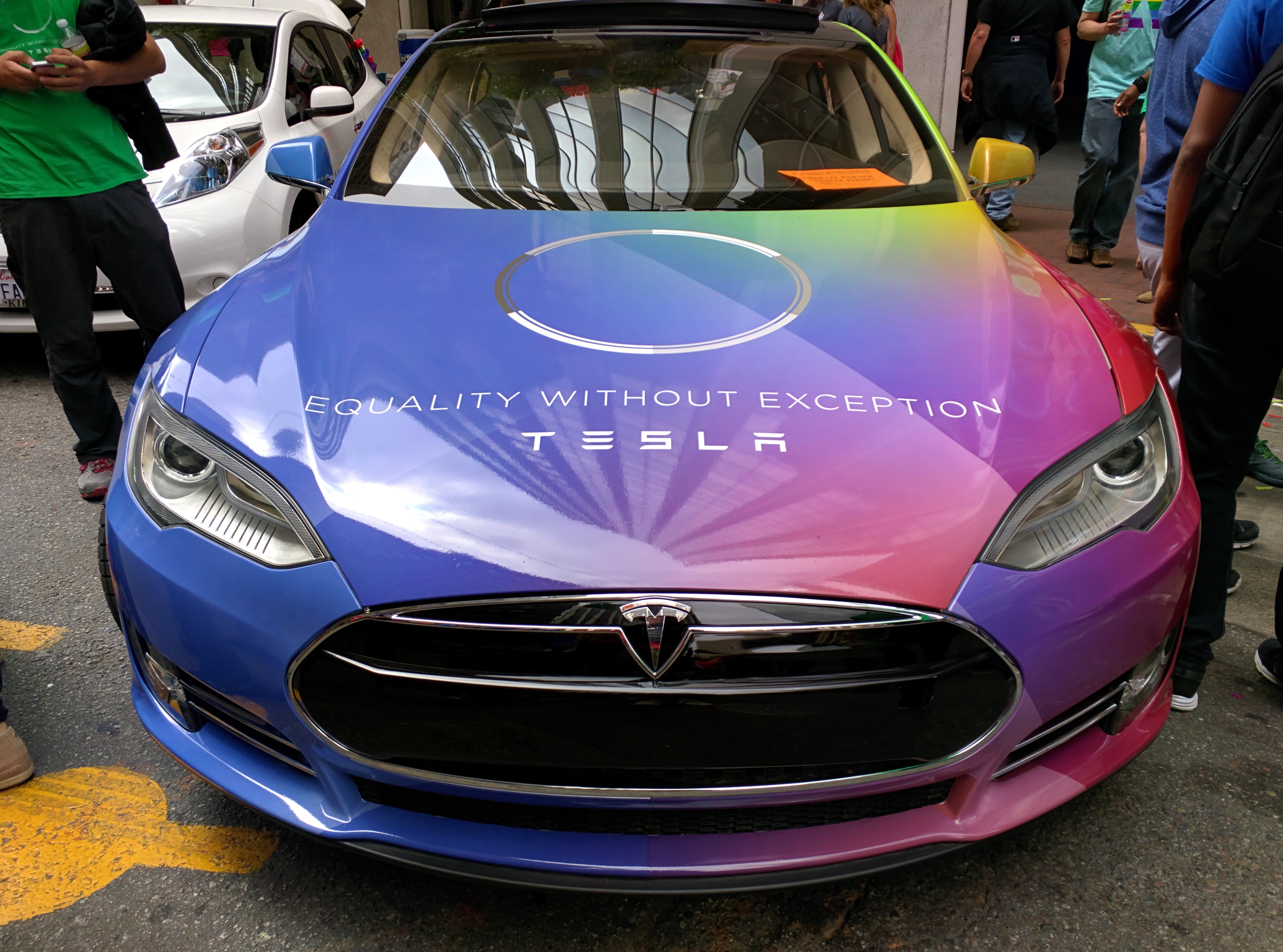 Tesla Pride-rainbow-model-s