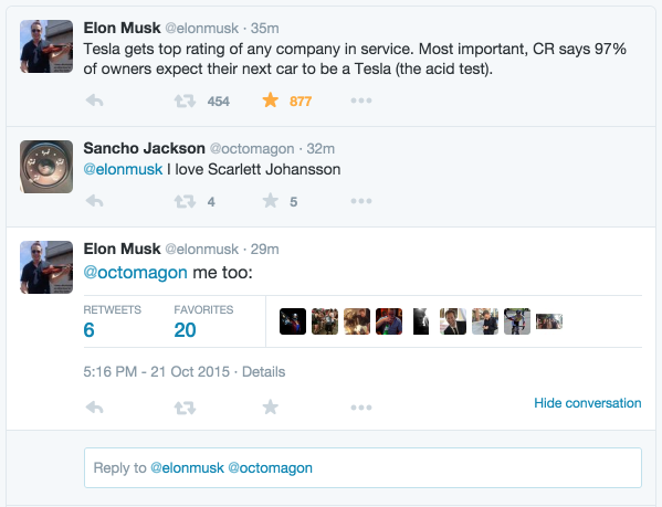 Tweets with replies by Elon Musk (@elonmusk) | Twitter 2015-10-21 18-46-42