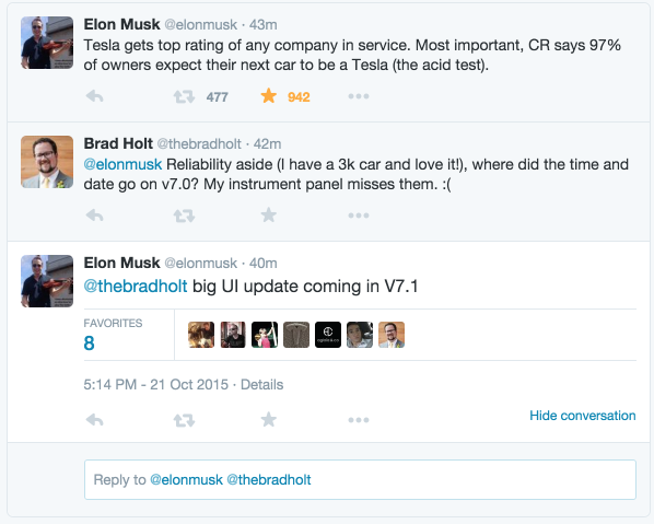 Tweets with replies by Elon Musk (@elonmusk) | Twitter 2015-10-21 18-54-41