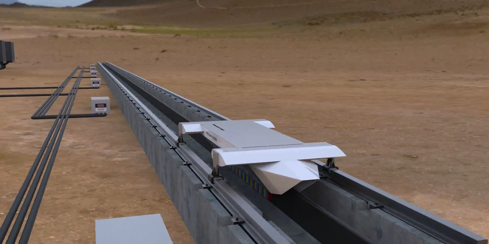 Hyperloop tech test track