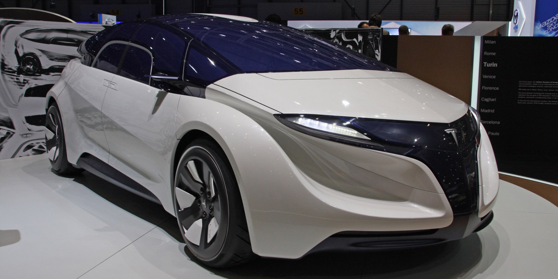 Tesla concept car geneva