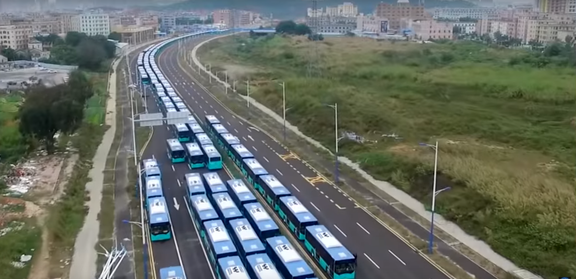 biggest electric bus fleet