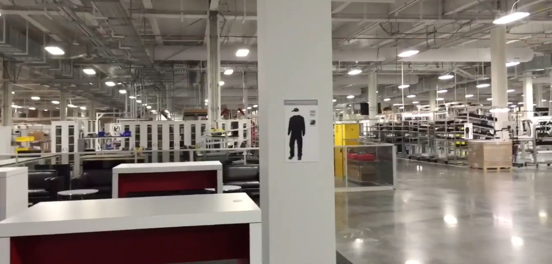 inside Tesla gigafactory