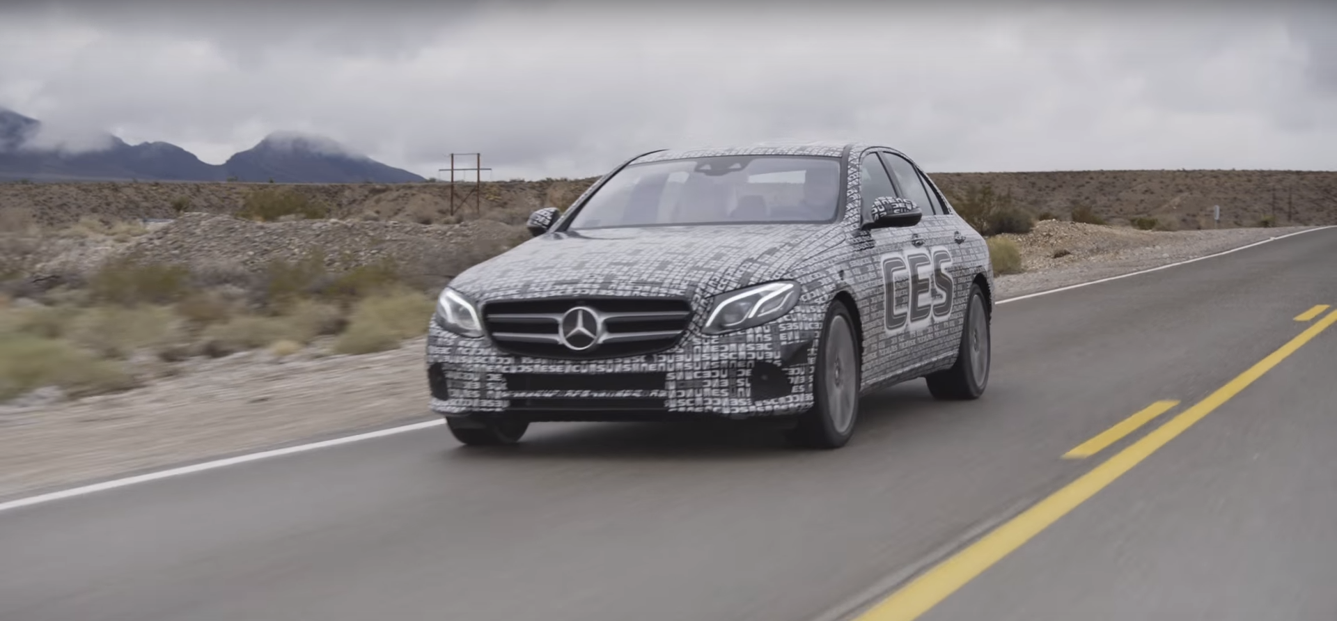 Mercedes autonomous e-class