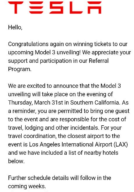 model 3 invites