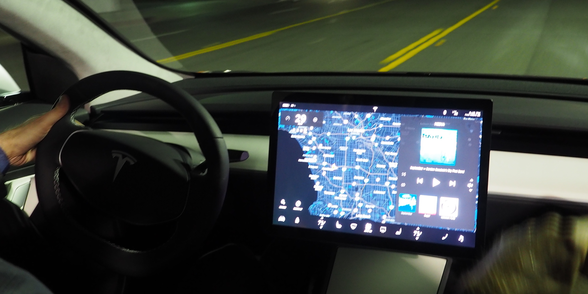 Tesla Model 3 interior - TeslaOS V8.0 might take cues from this