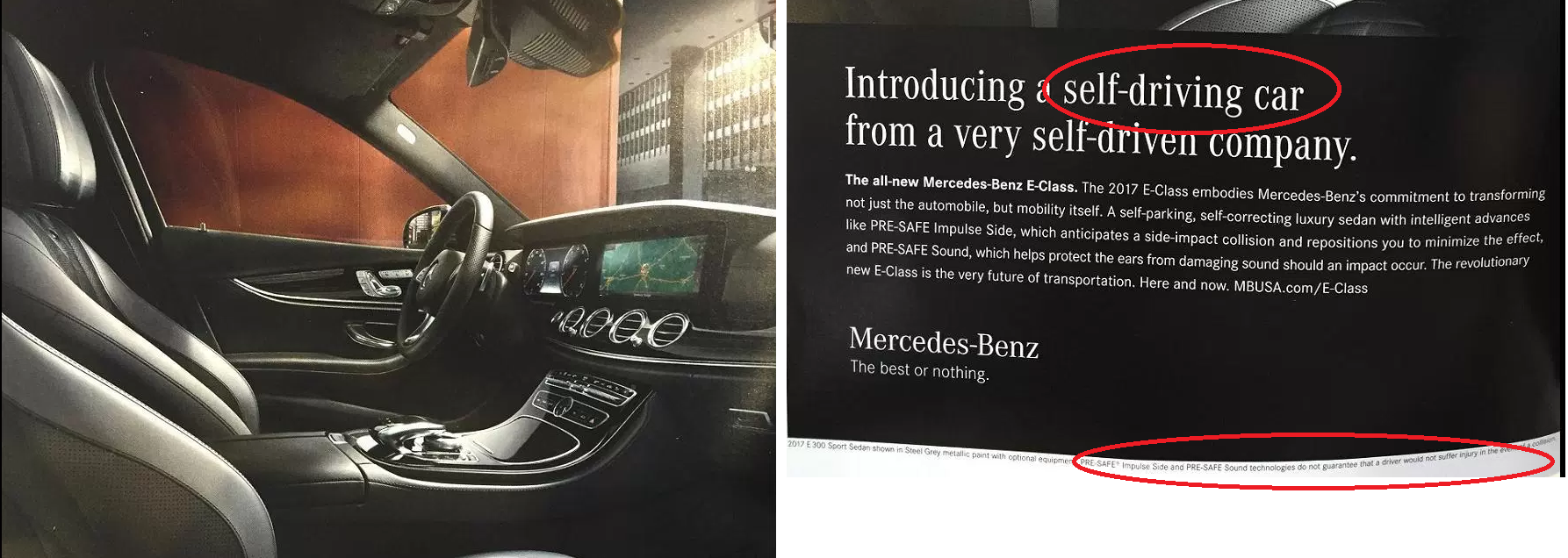 Mercedes advert