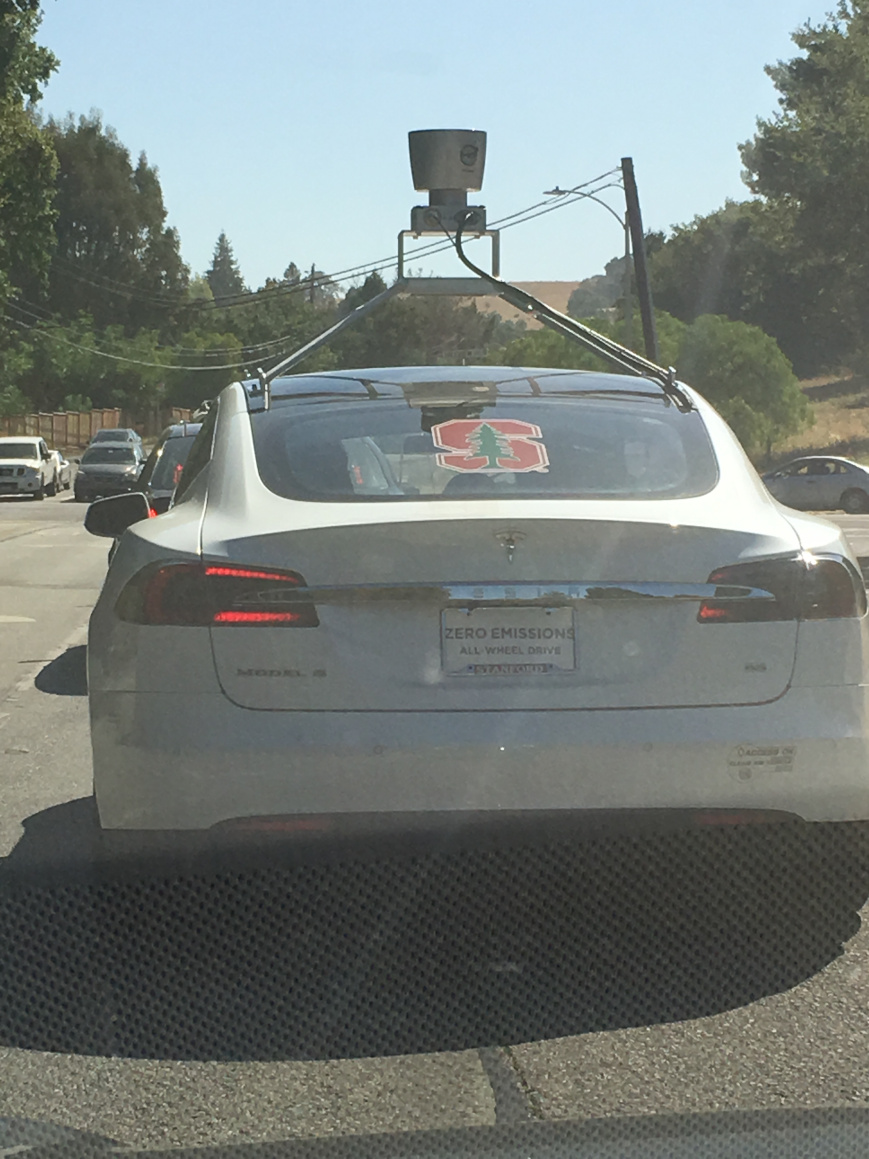 Tesla Model S lidar