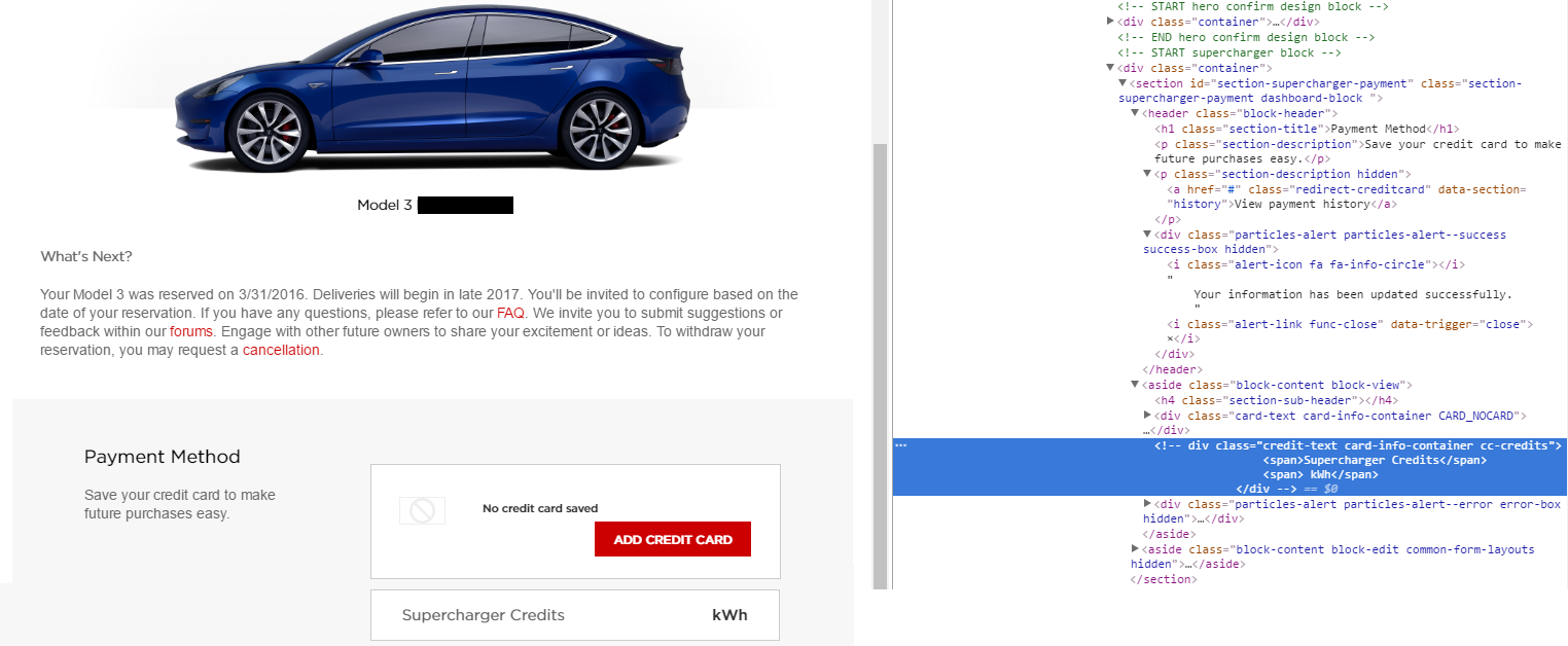 Model 3 supercharger credit
