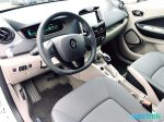 9 Renault Zoe White Interior Dashboard Steering Wheel Electric Vehicle Battery Powered Green Electrek Best Selling EV Europe - 105