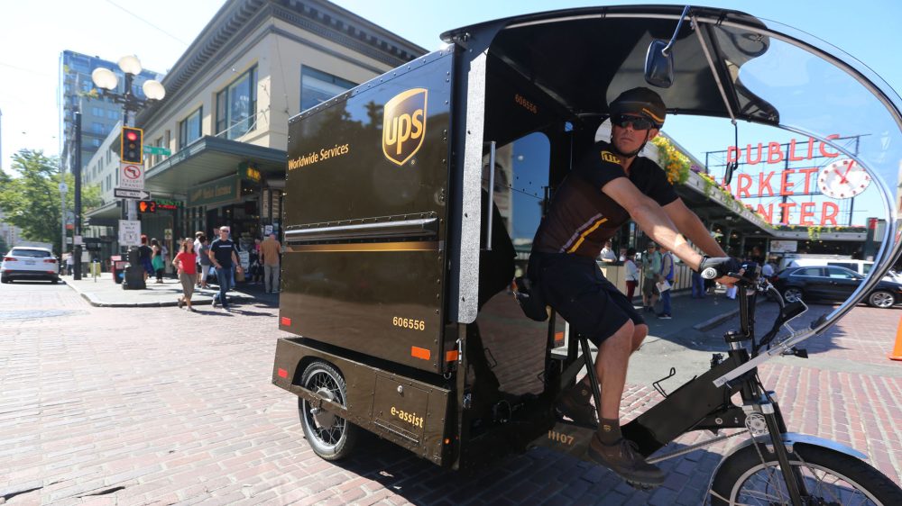 ups electric cargo tricycle