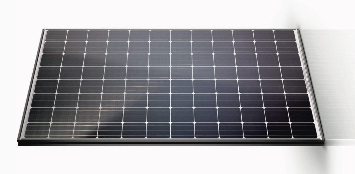 TEsla Panasonic solar panel
