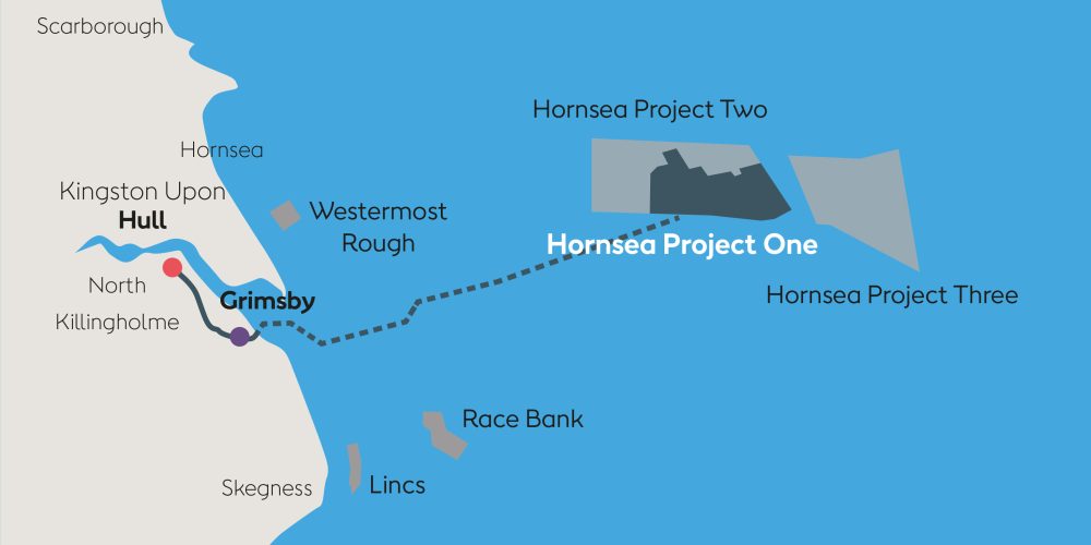 Hornsea One Project Map