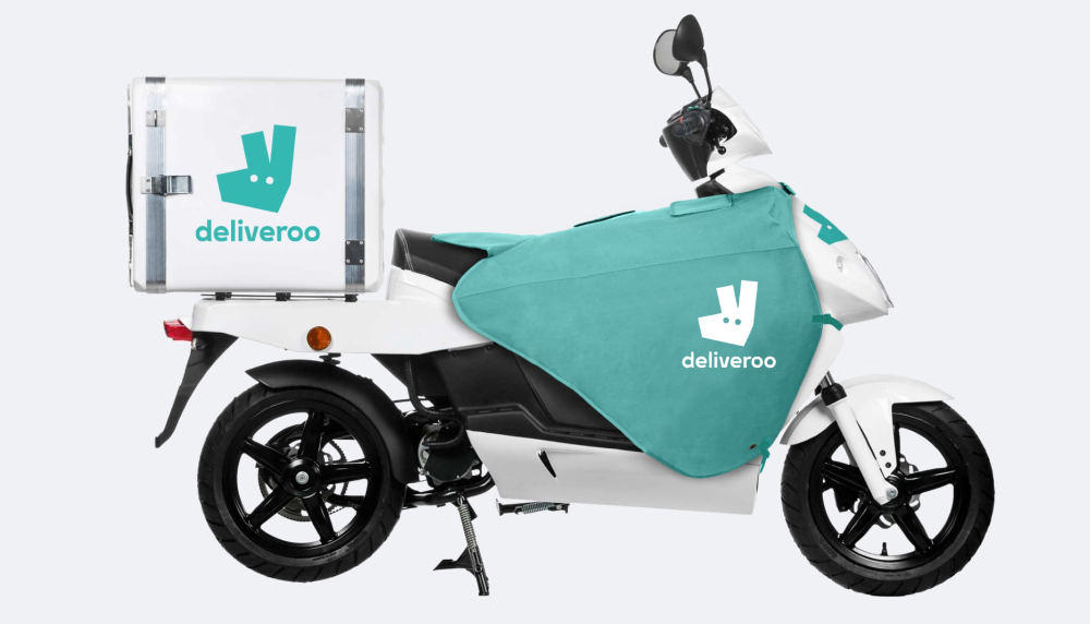 deliveroo electric scooters