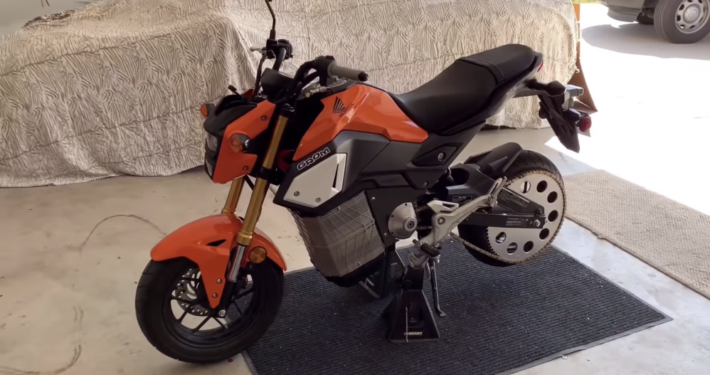 electric honda grom motorcycle