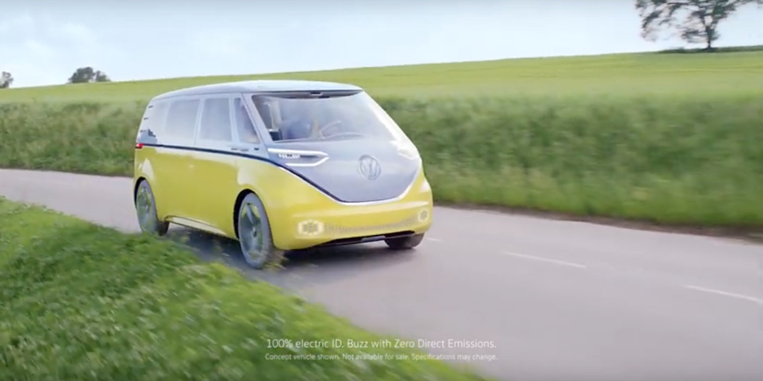 VW pushes its ID. BUZZ electric bus in its Drive Bigger ad campaign