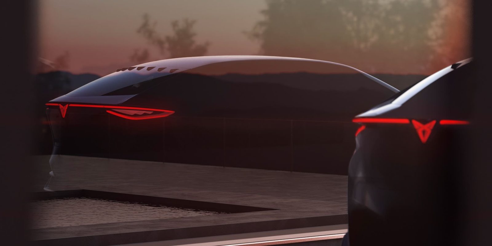 CUPRA A-SUVe all-electric concept teaser