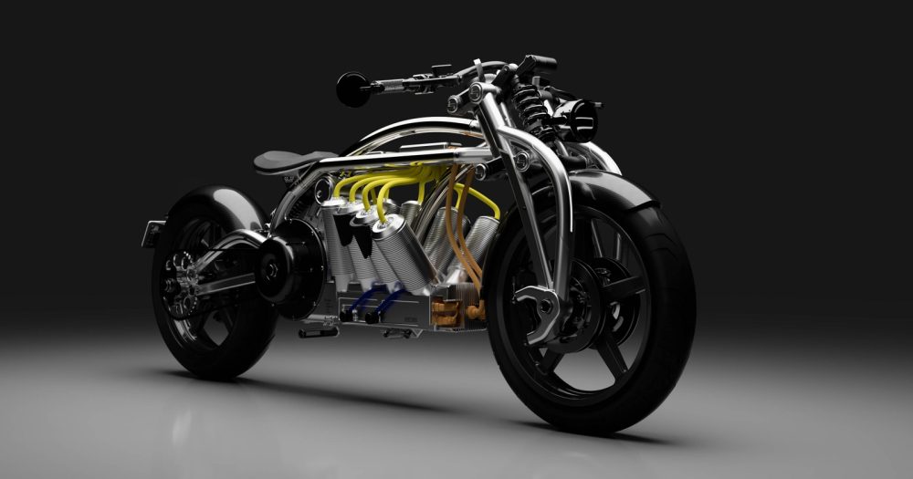 curtiss zeus v8 electric motorcycle