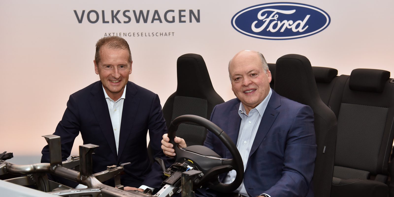 VW Ford electric car self-driving