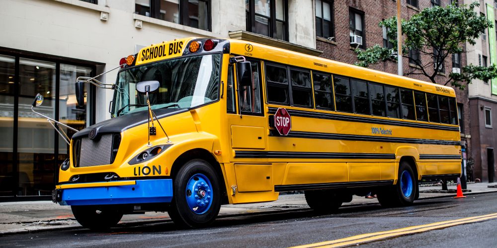 New York vehicle-to-grid school bus