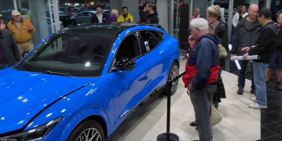From a video of the Ford Mustang Mach-E being shown at Sunnyvale Ford.