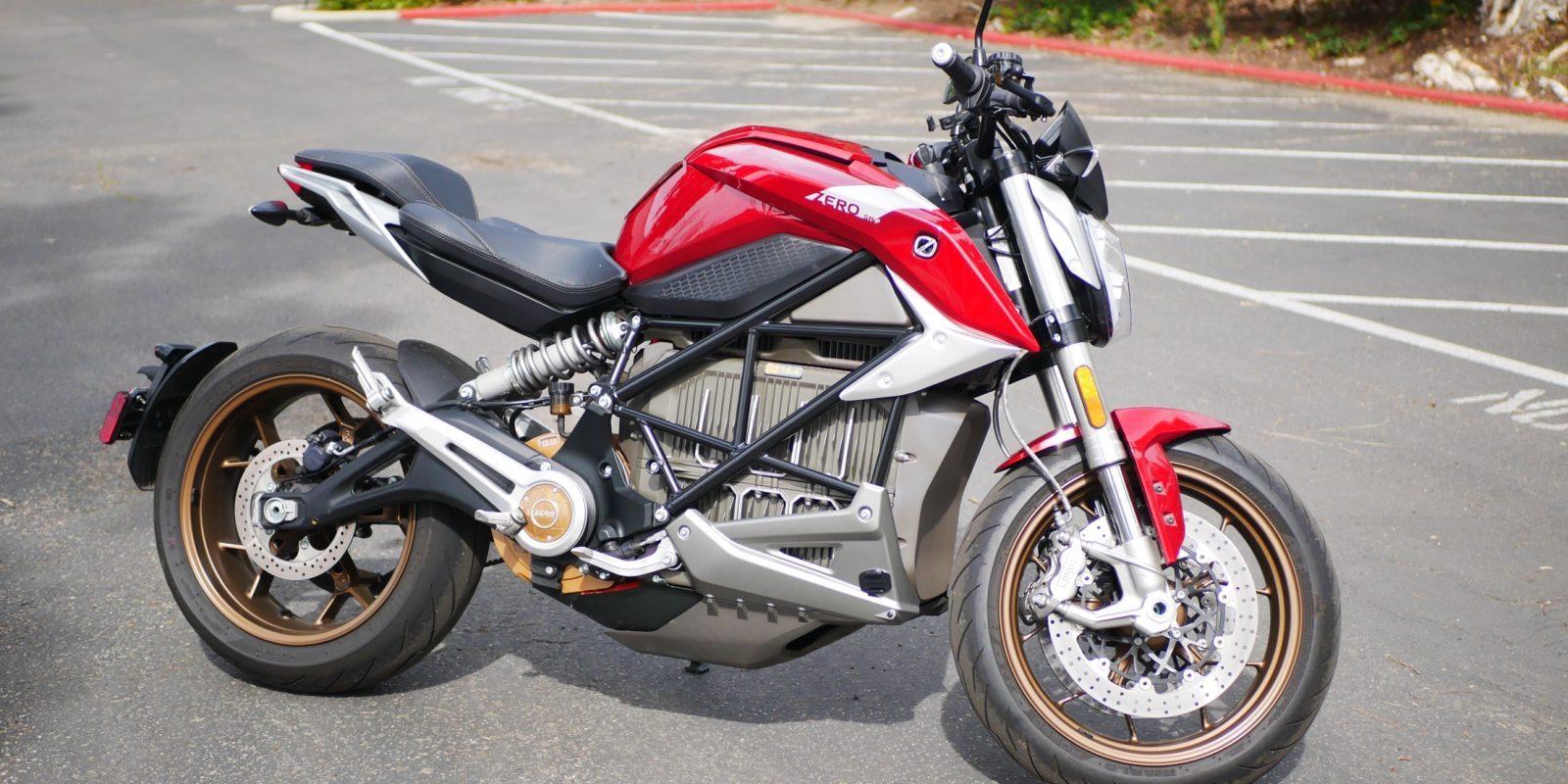 zero sr/F electric motorcycle