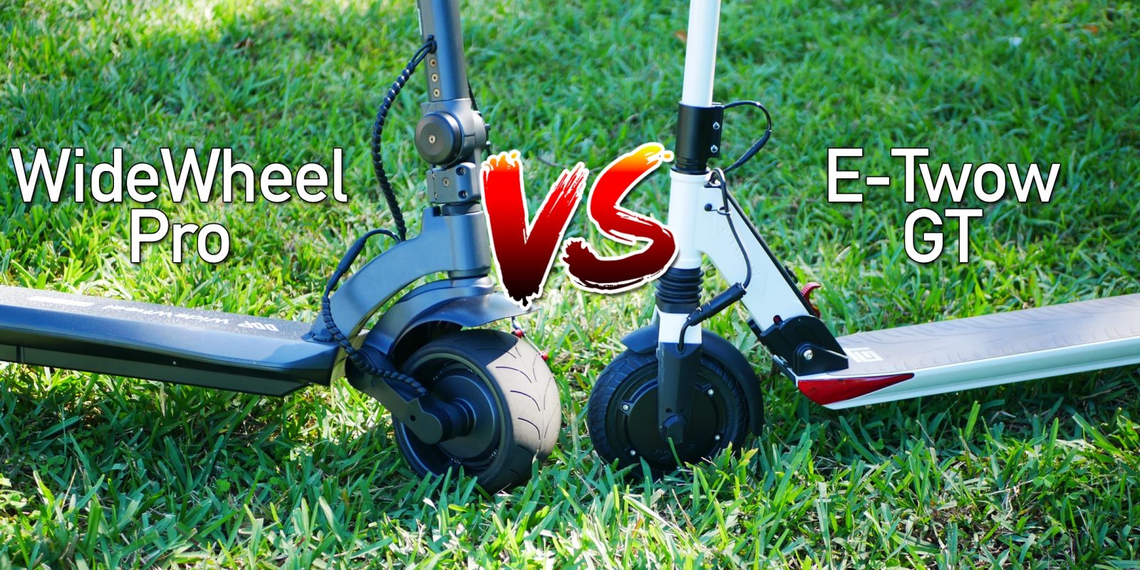 widewheel pro versus e-twow gt electric scooter