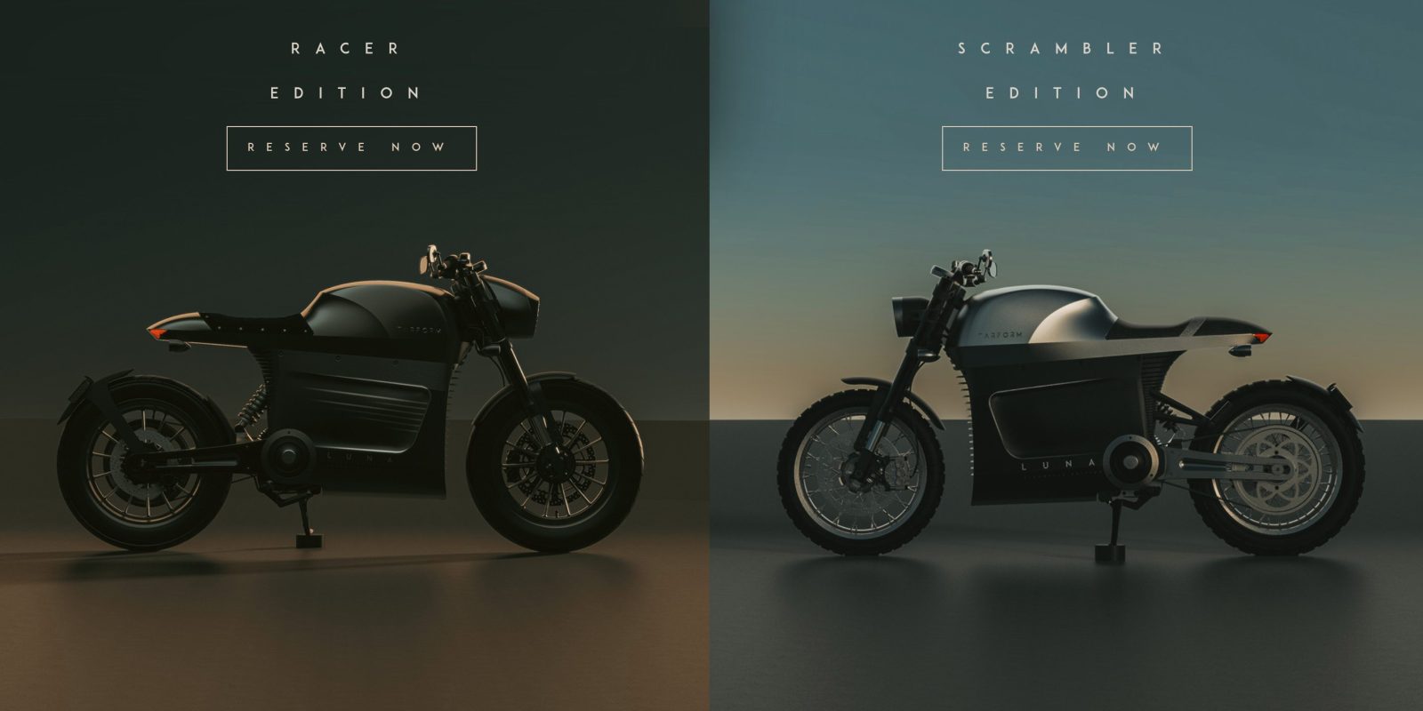 tarform luna electric motorcycle