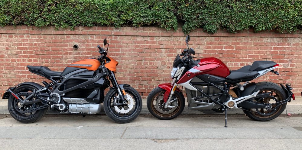 Zero SR/F vs Harley-Davidson LiveWire electric motorcycle