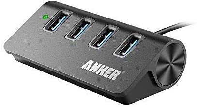 Anker 4-Port USB 3.0 Unibody Aluminum Portable Data Hub