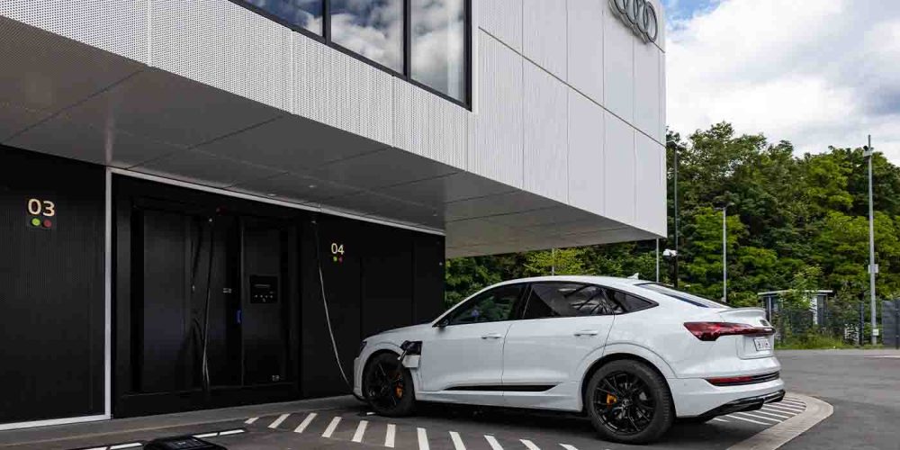 Audi charging hub sites