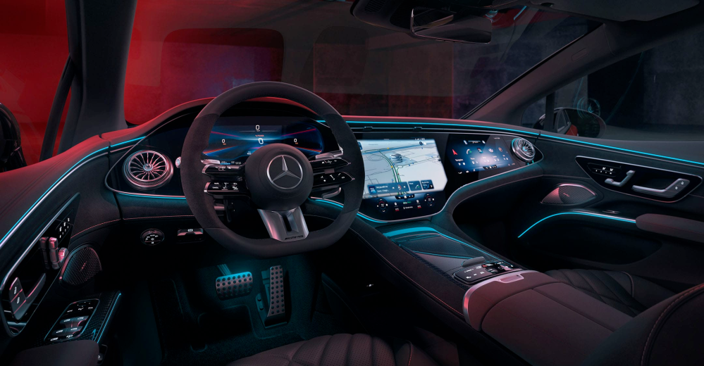 hyperscreen Mercedes EQS review