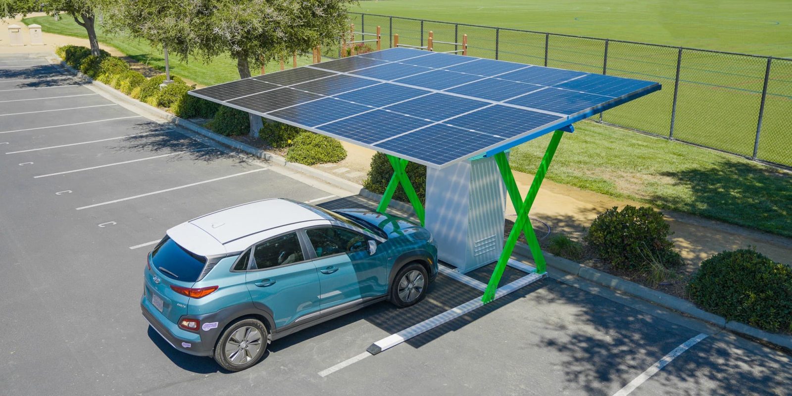 modular solar EV charger