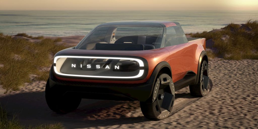 Nissan-mid-size-EV-pickup