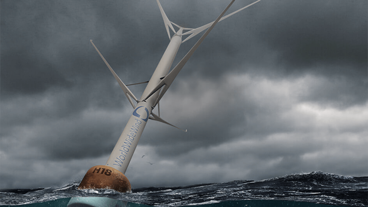 floating wind turbine aluminum