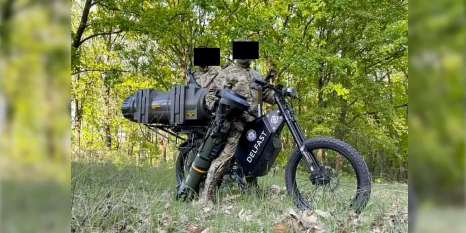 ukraine soldiers electric bike