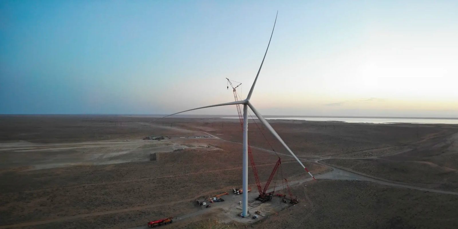 largest wind turbine Central Asia