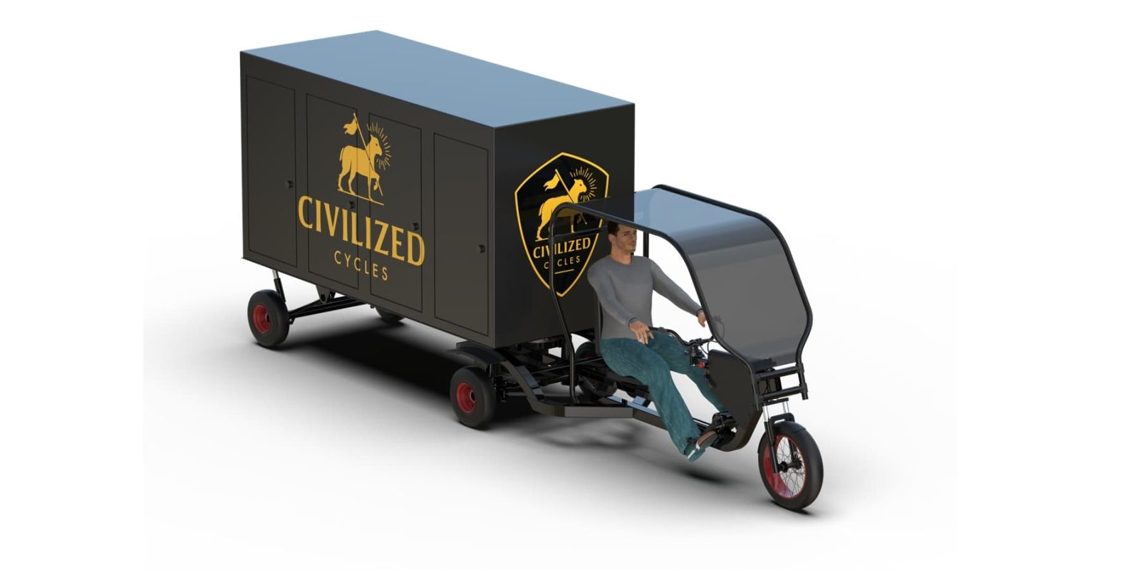 civilized cycle semi-trike